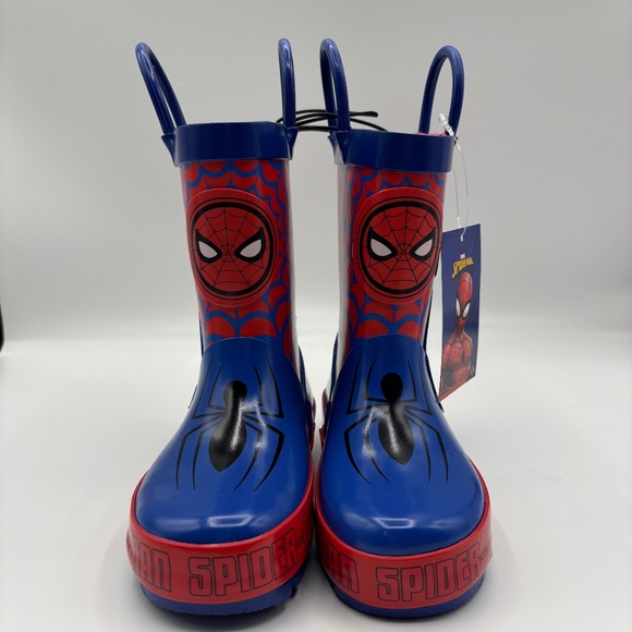 Spider-Man Toddler Rain Boots - Size 5/6 - Picture 4 of 9